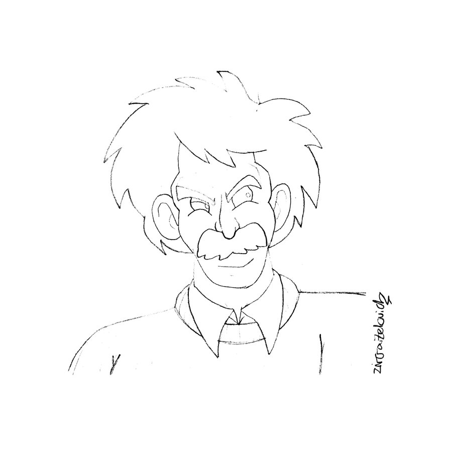 900x900 Einstein (Sketch) By Creativ Ziv