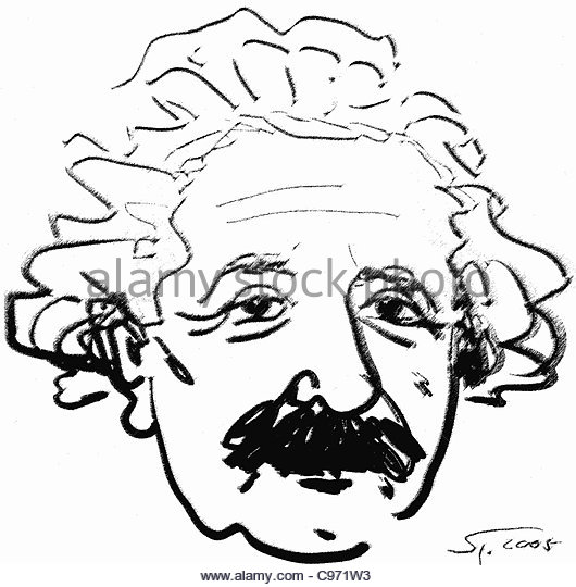530x540 Portrait Albert Einstein Drawing Stock Photos Amp Portrait