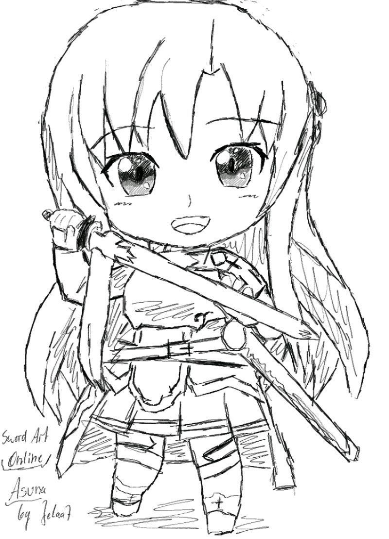 800x1108 Sao Asuna Chibi By Jelaa7