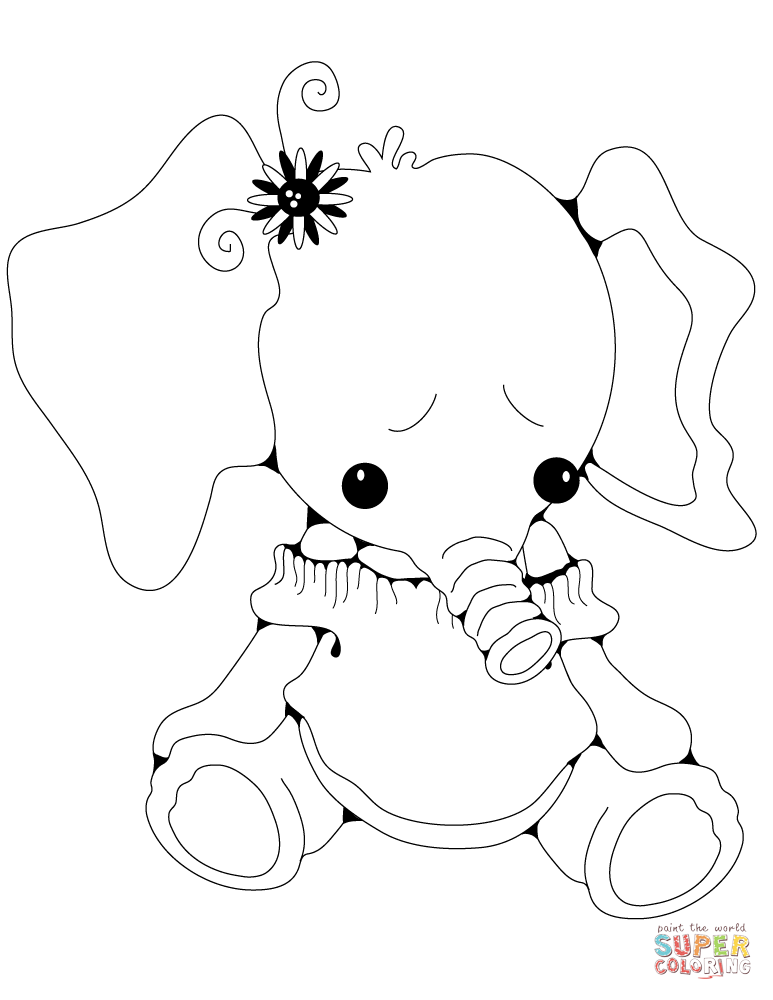 773x1000 Elephants Coloring Pages Free Coloring Pages