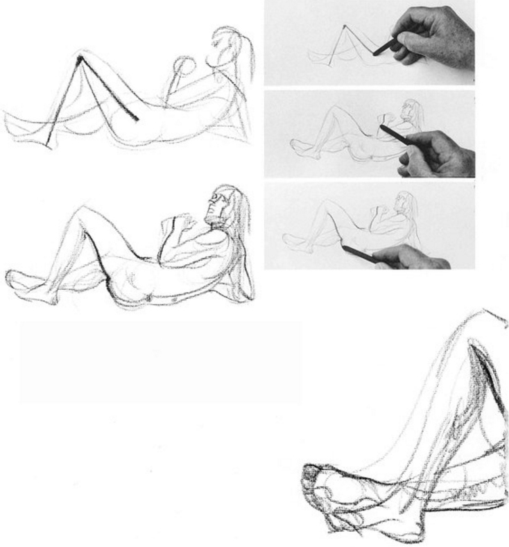 734x789 Drawing Live Models And How To Get The Best Poses Quick Sketches