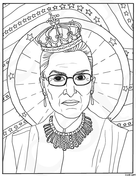 570x738 Ruth Bader Ginsburg Rbg Supreme Court Justice Feminist
