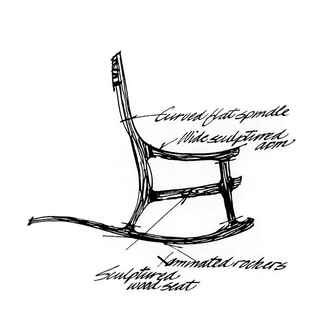 650x676 Chair Line Art Group