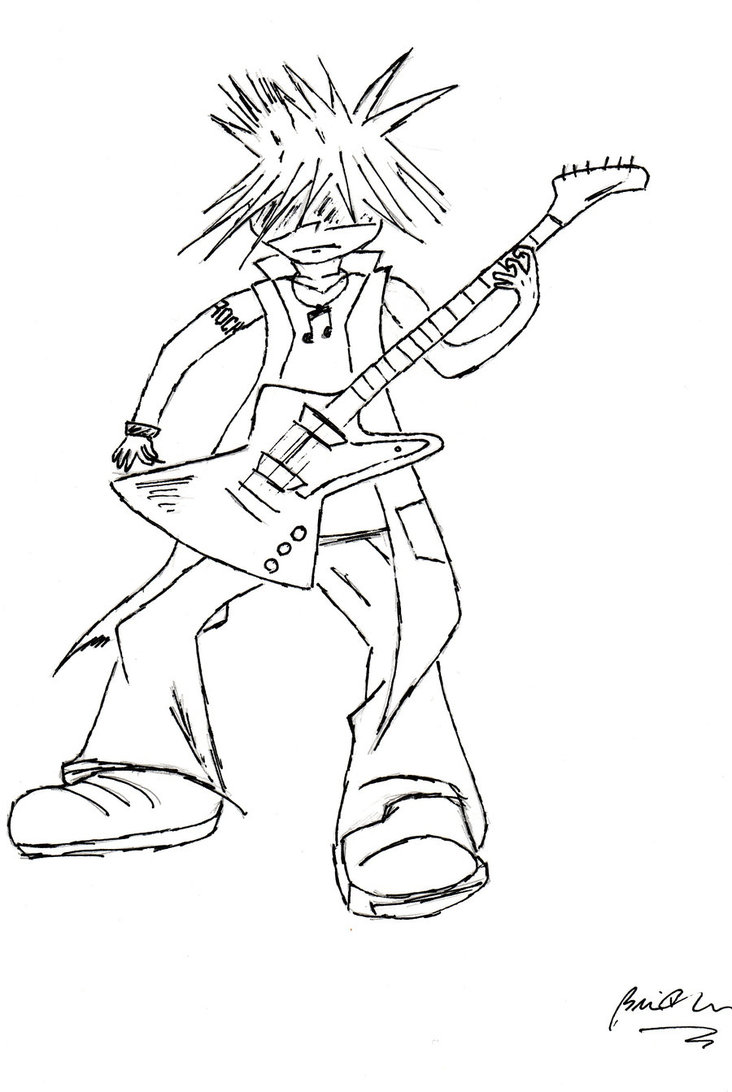 732x1092 Electric Guitar By Bmwanz