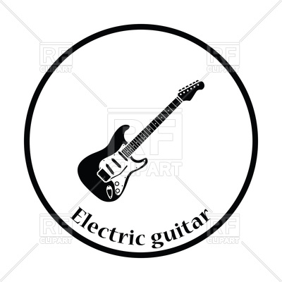 400x400 Pictogram Of Electric Guitar