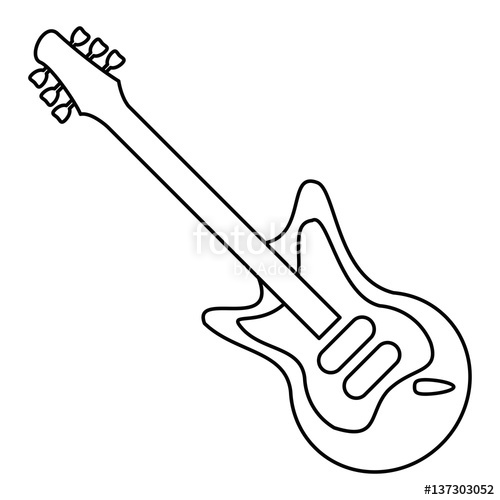 500x500 Fiddle Classical Music Instrument Thin Line Vector Illustration