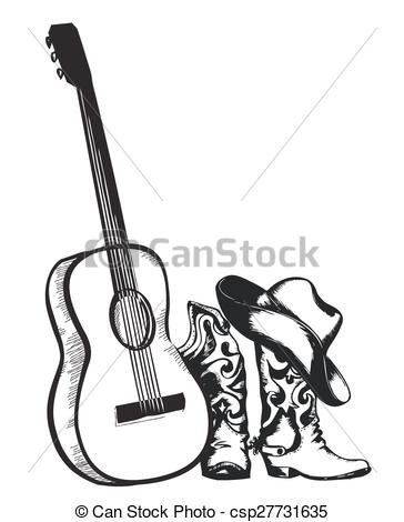 364x470 Drawings Of Cowboy Boots Group