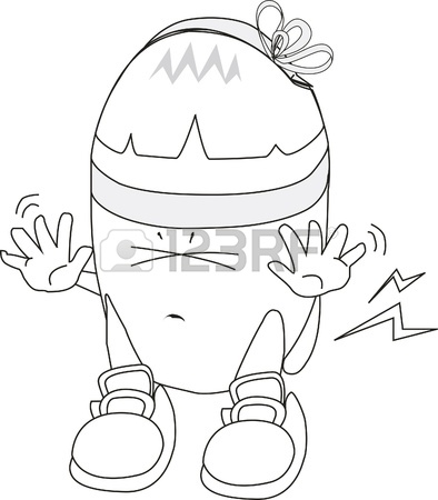 394x450 Risk Of Electric Shock Cartoon Image Royalty Free Cliparts