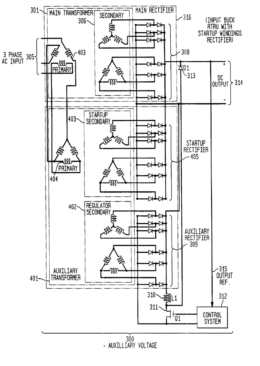 850x1198 Patent Us6348848 Transformer Having Fractional Turn Windings