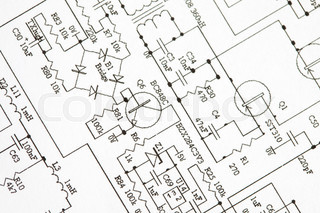 320x213 Drawing Electrical Circuit Stock Photo Colourbox