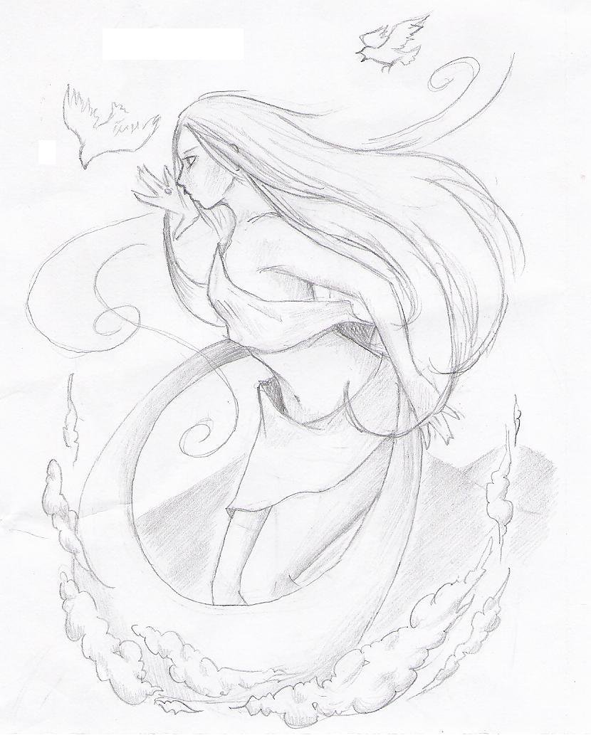 830x1061 Element Of Air By Jujufei