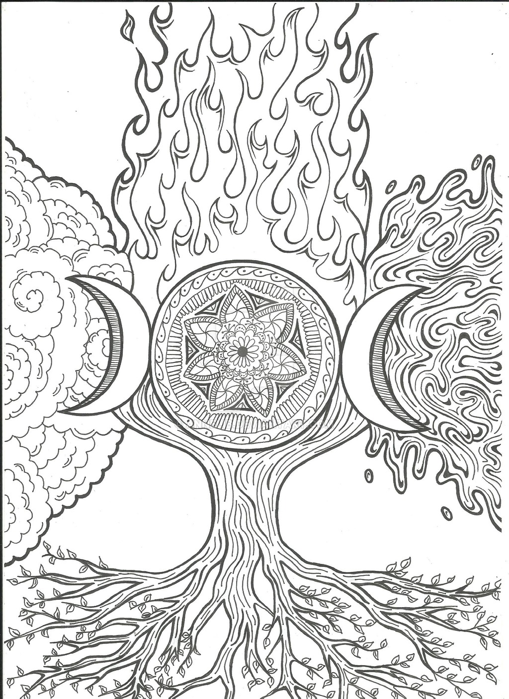 1024x1408 Four Elements By Annelib