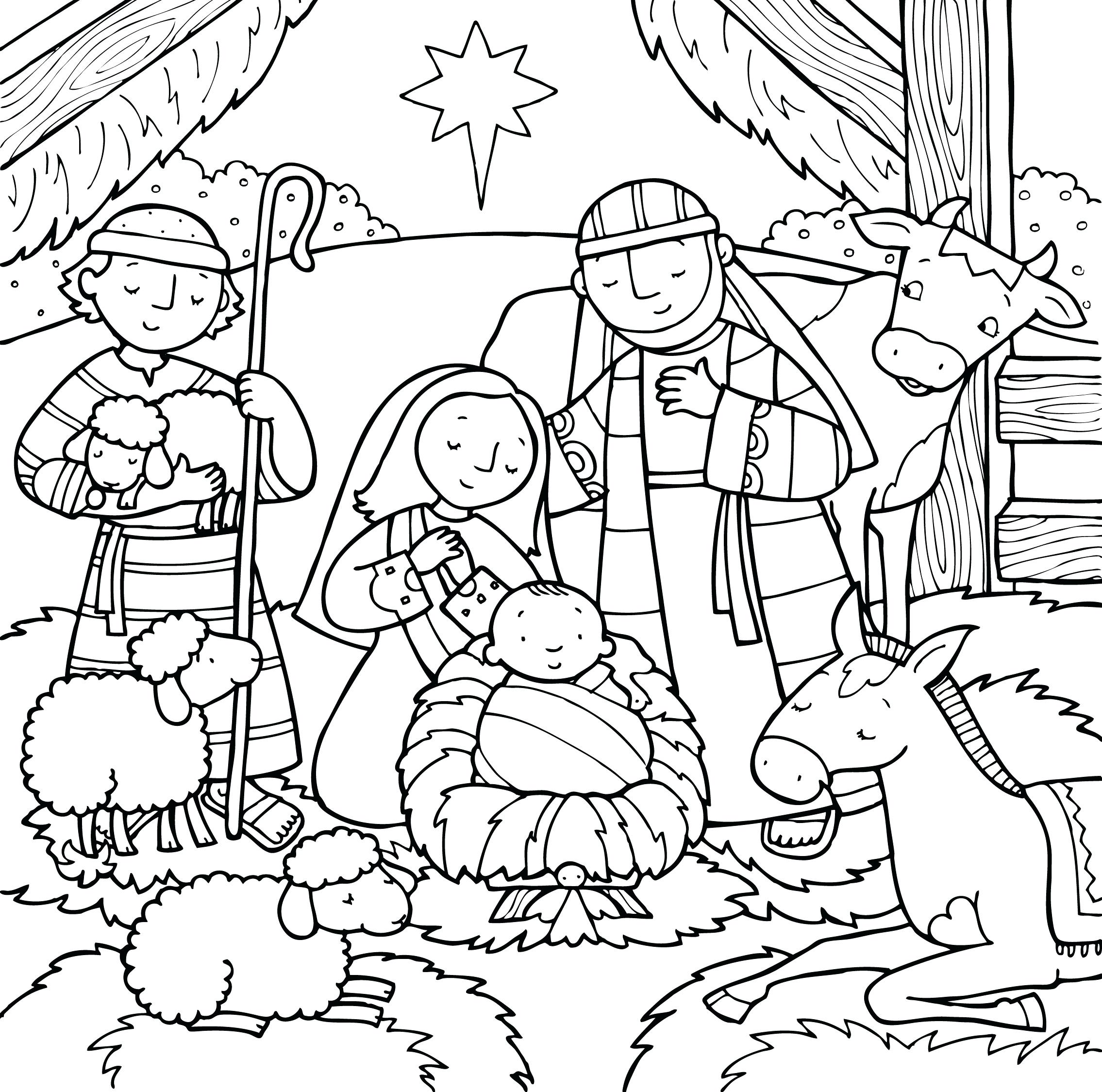 2270x2249 Coloring Christmas Coloring Pages Jesus Best Ideas On Throughout