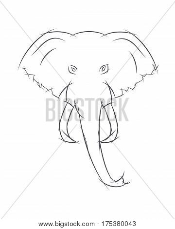 360x470 Front View Elephant Images, Illustrations, Vectors