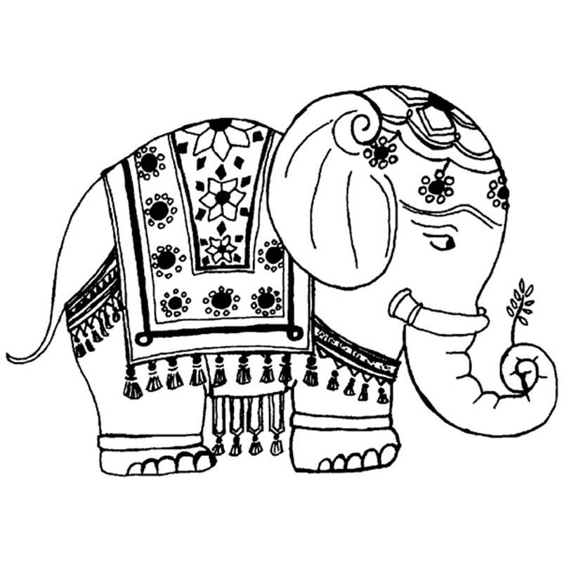 800x800 A Decorated Indian Elephant T Shirts Gifties