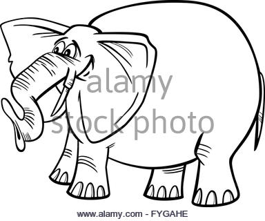 384x320 Elephant Cartoon Drawing Childish Stock Vector Art Amp Illustration