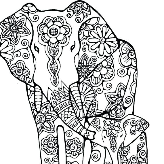 570x569 Elephant Coloring Book Together With Drawing Elephant For Coloring