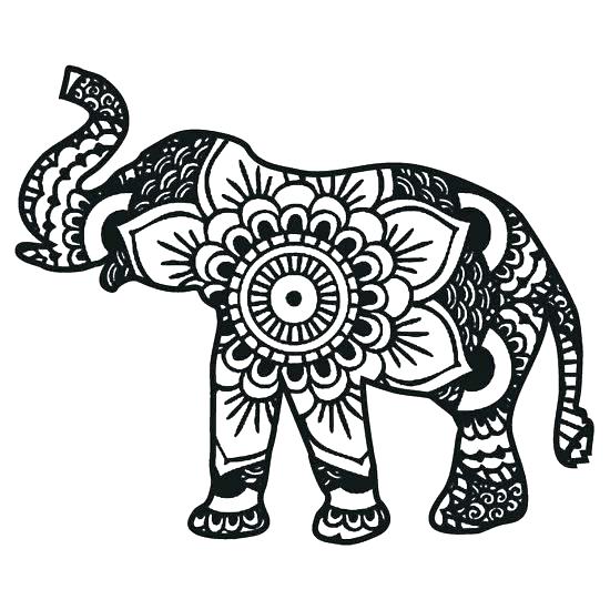 550x550 Pretty Printable Elephant Coloring Pages Print Page Best Elephants