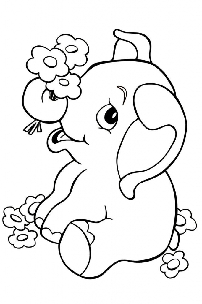 683x1024 Cute Baby Elephant Drawing Ideas About Cute Baby Elephant