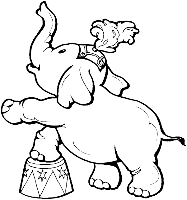 601x645 Free Printable Elephant Coloring Pages For Kids