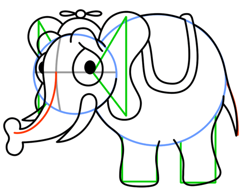 500x375 How To Draw An Elephant