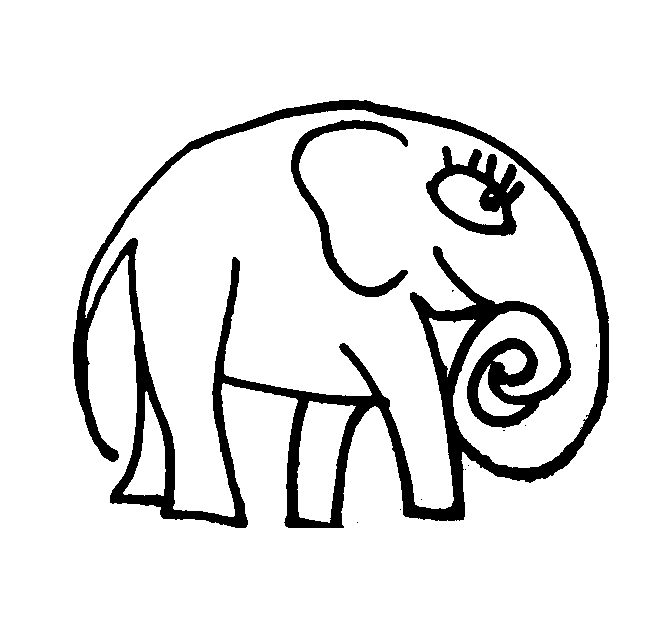 666x624 Elephant Coloring Pictures Cartoon And Realistic