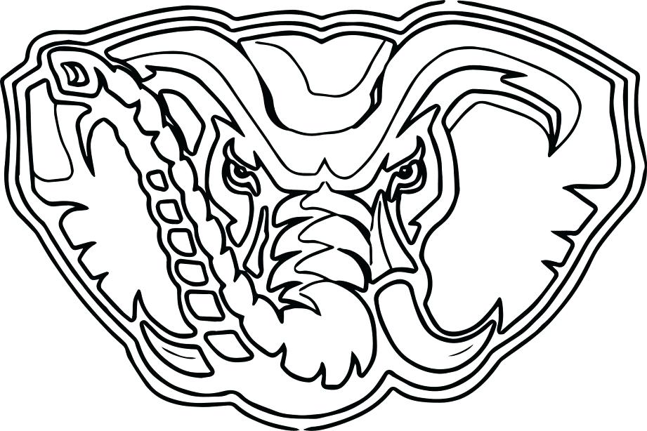 921x614 Incredible Stunning Elephant Face Coloring Page Kids Pages Free