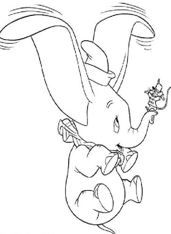 600x818 Kids Drawing Dumbo The Elephant Coloring Pages Bulk Color