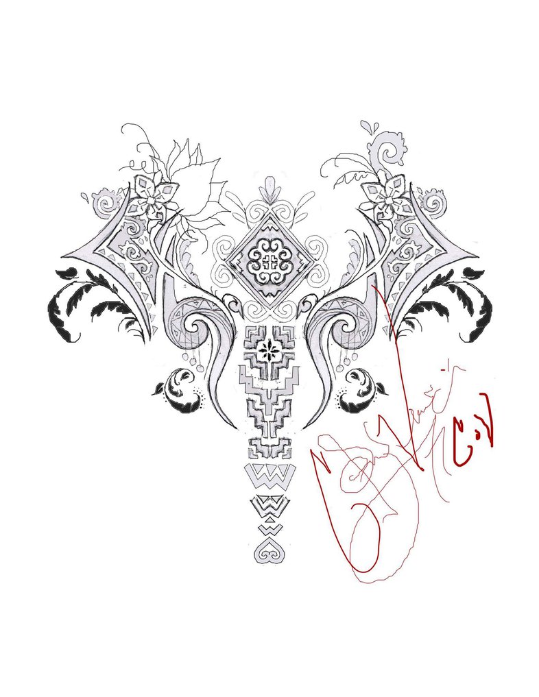 786x1017 Tribal Elephanthmong Related Patterns By Chyvue