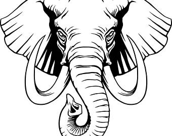 340x270 Elephant Trunk Svg Etsy