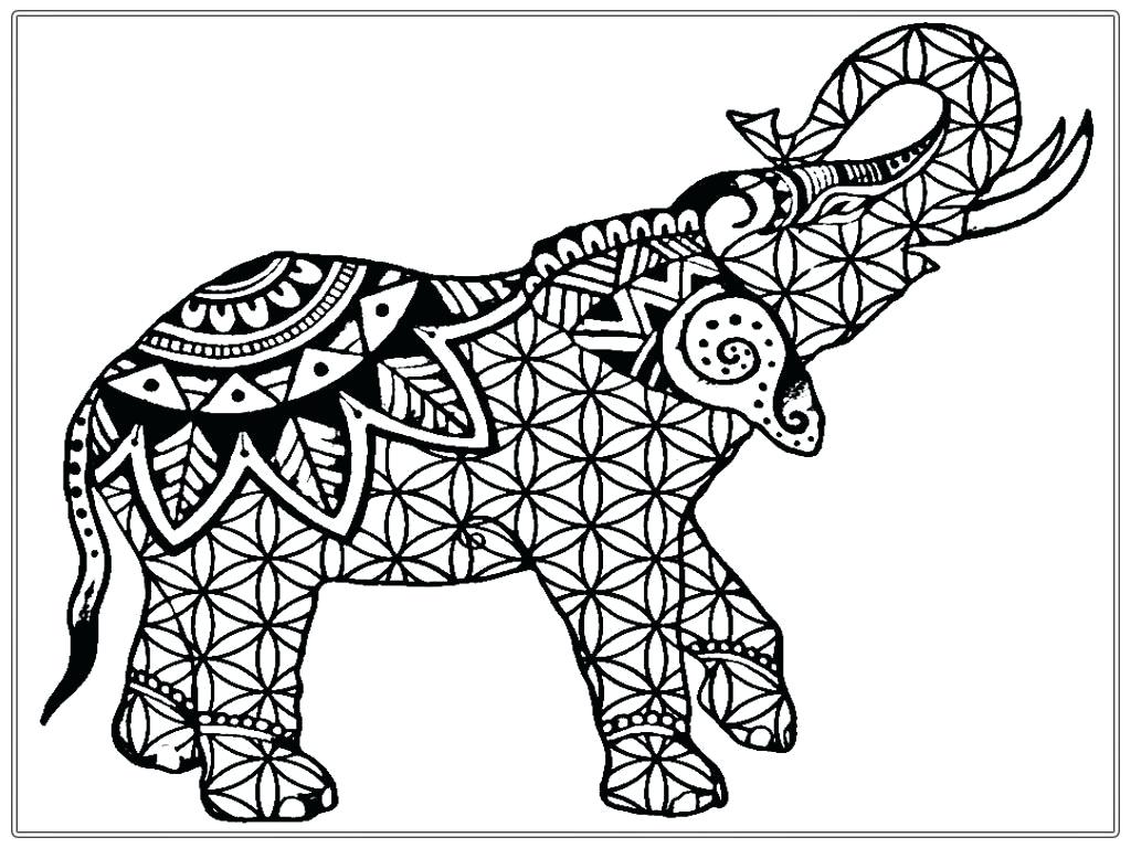 1024x768 Coloring Coloring Pages Elephants