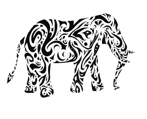 500x405 Transparent Elephant Tumblr