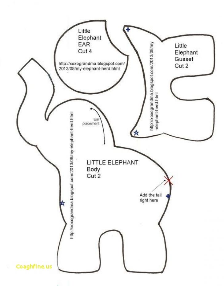 728x928 Stuffed Elephant Tutorial Archives