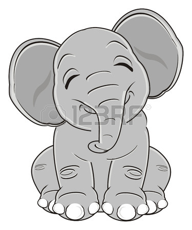 375x450 Elephant Sit With Closed Eyes Stock Photo, Picture And Royalty