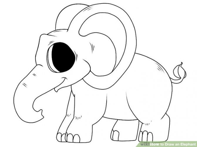 671x503 Coloring Pages Winsome How To Draw Elephants Learn An Elephant 0