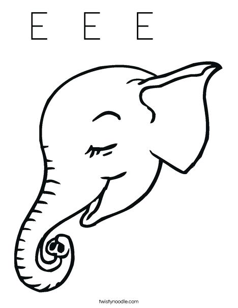 468x605 Elephant Head Coloring Page Drawing Unique Ethnic Elephant Stock