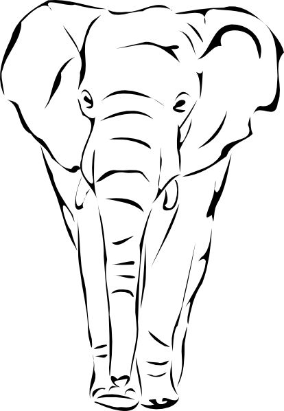414x598 Image Result For Elephant Drawing Tats Tatting