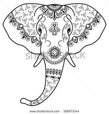 220x229 Photos Elephant Head Drawing,