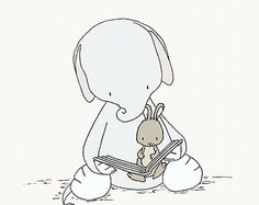 236x187 Elephant Nursery Art Elephant Blankie By Sweetmelodydesigns