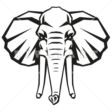 361x361 Elephant Head Clipart Many Interesting Cliparts