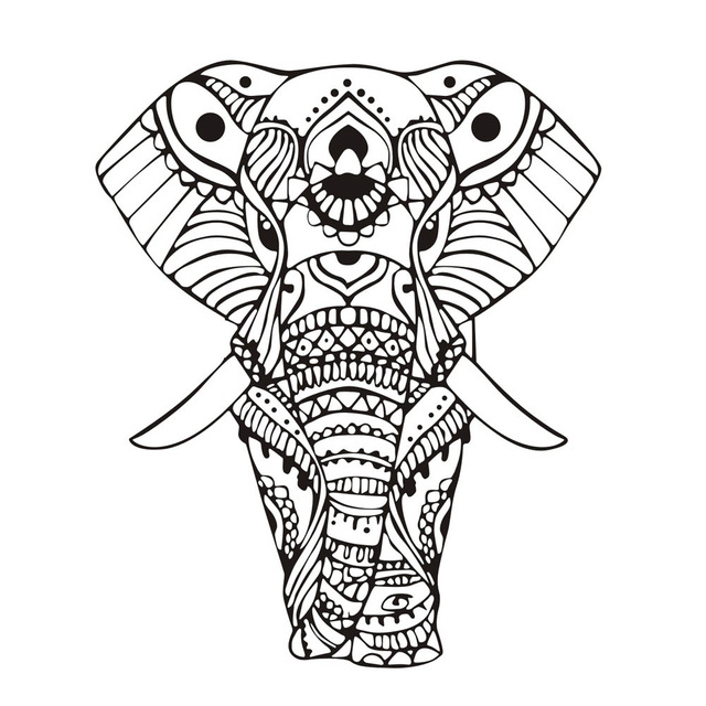 640x640 New Design Wall Stickers Mandala Yoga Ornament Indian Buddha God