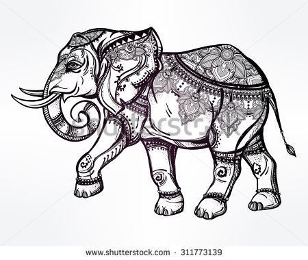 450x380 Drawn Elephant Thailand Elephant