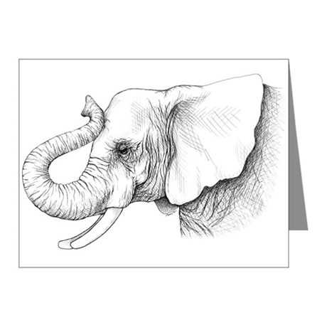 460x460 Elephant Thank You Cards Elephant Note Cards