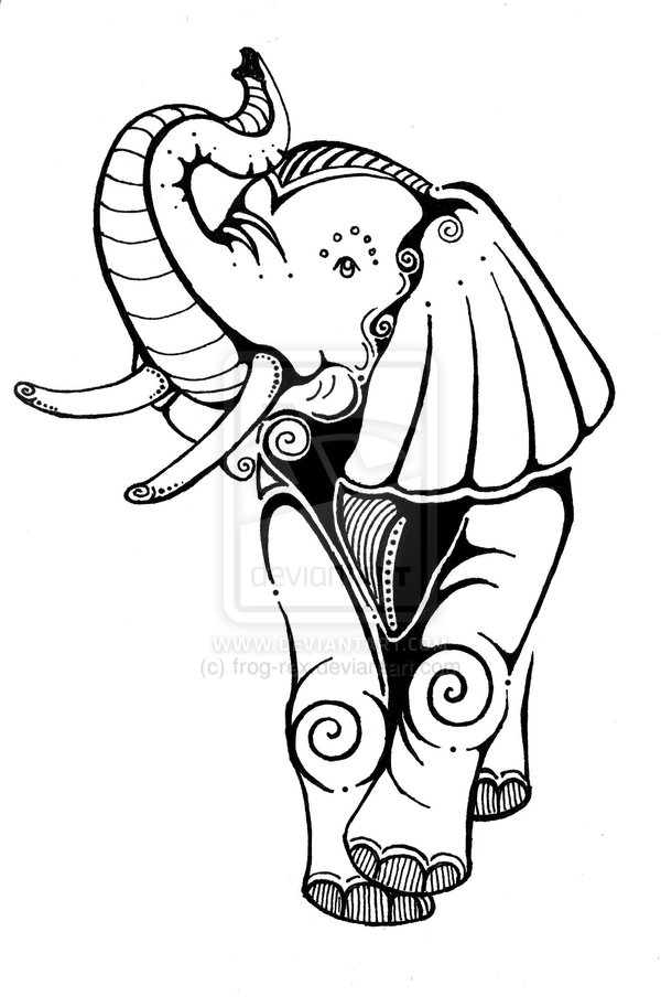600x913 Elephant Tattoo Tattoos Elephant Tattoos