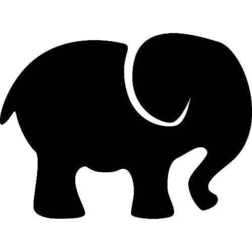 500x500 Elephant Photo Collage