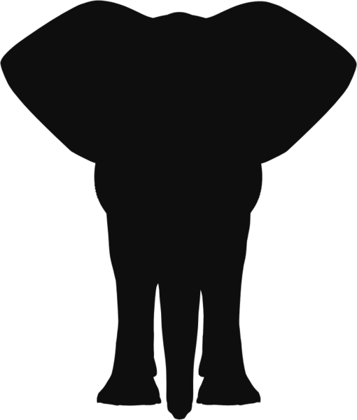 Elephant Silhouette at GetDrawings | Free download