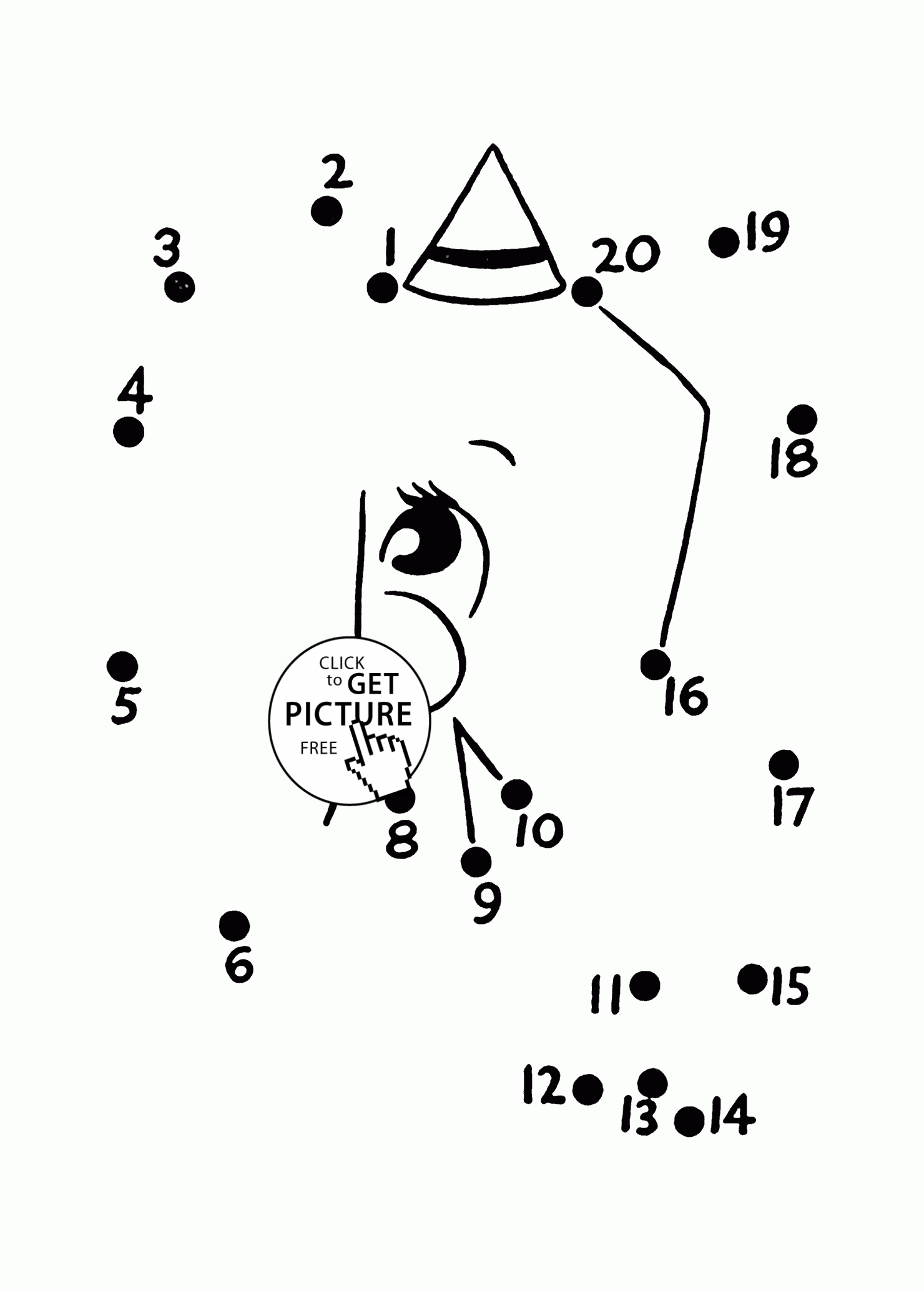 1480x2071 Elephant Simple Dot To Dot Coloring Pages For Preschoolers