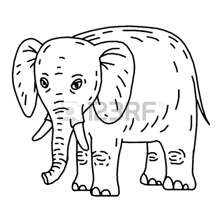 450x450 Cute Elephant Cartoon Royalty Free Cliparts, Vectors, And Stock