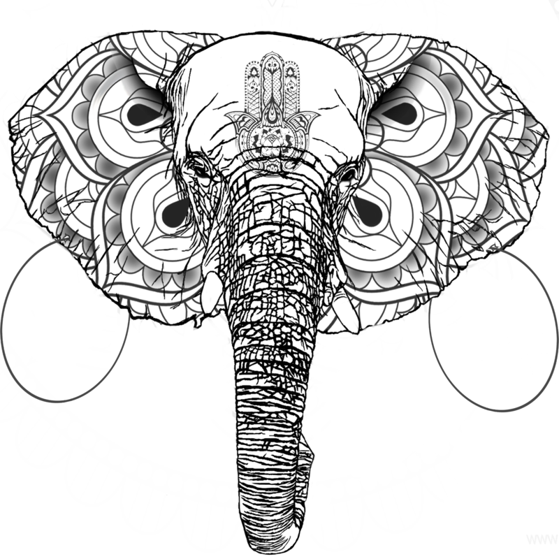 Elephant Tattoo Drawing at GetDrawings | Free download