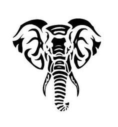 236x254 Tribal Elephant By Frostygorillaz Elefanten Tribal
